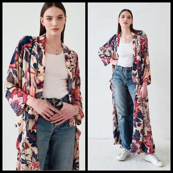 💕CHUFY💕 Vlad Robe ~ Nicu Print Medium-Large M-L NWT - Picture 5 of 16